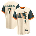 tores B.Orioles #7 Jackson Holliday Player Cream 2026 City Connect Home Game Stitched Jerseys