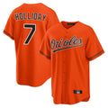 tores B.Orioles #7 Jackson Holliday Player Orange Home Game Stitched Jerseys
