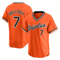 tores B.Orioles #7 Jackson Holliday Player Orange T-shirt Limited Home Game Stitched Jerseys
