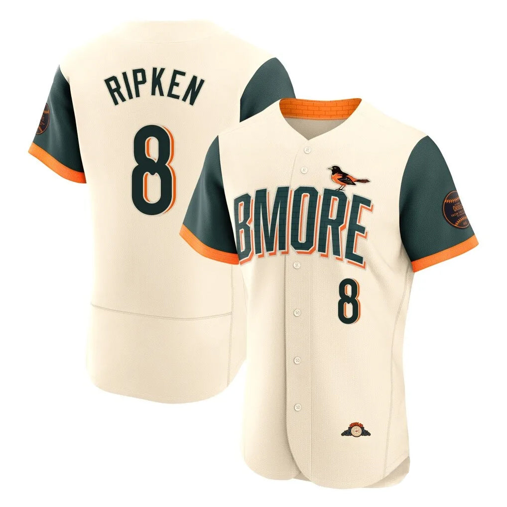 tores B.Orioles #8 Cal Ripken Player Cream 2026 City Connect Limited Elite Home Game Stitched Jerseys