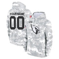 tores Custom A.Cardinals Arctic Camo Salute to Service Limited Hoodie Any Name & Numbers Stitched Jerseys