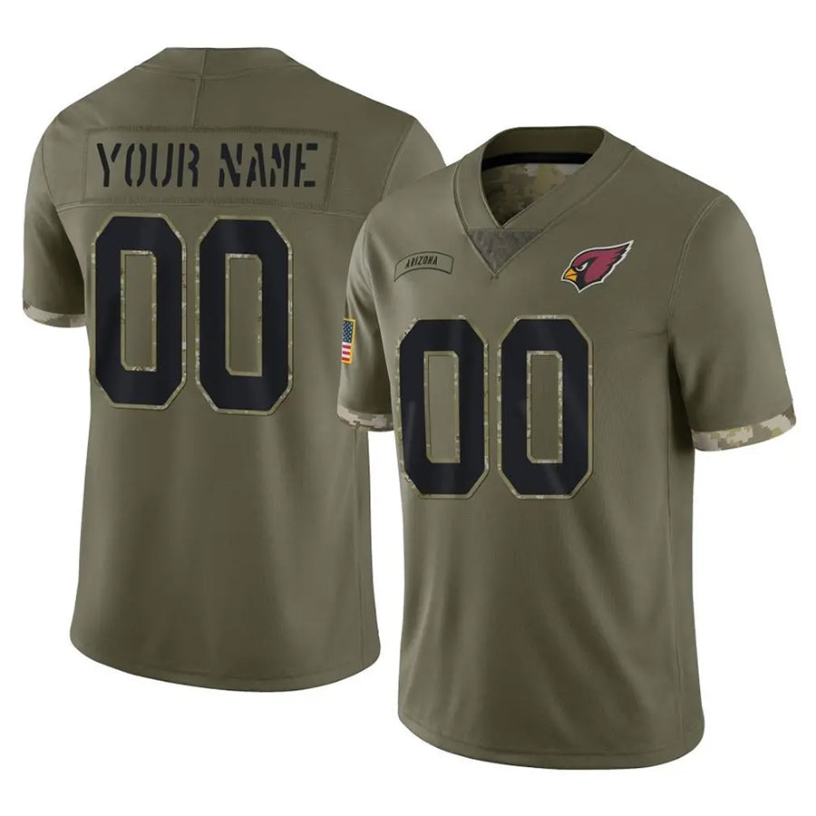 tores Custom A.Cardinals Olive Salute To Service Limited Game Stitched Jerseys
