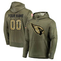 tores Custom A.Cardinals Olive Salute to Service Limited Hoodie Any Name & Numbers Stitched Jerseys