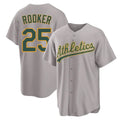 tores Athletics #25 Brent Rooker Gray Replica Away 2.0 Personalized Jerseys