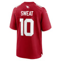 tores A.Cardinals #10 Josh Sweat Cardinal Team Game Jersey