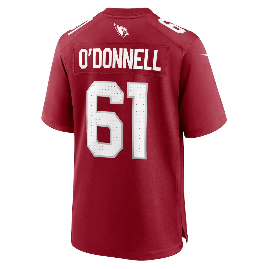 tores A.Cardinals #61 Carter O'Donnell Cardinal Team Game Jersey