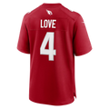 tores A.Cardinals #4 Jeremiyah Love Red Game Player Stitched Jersey