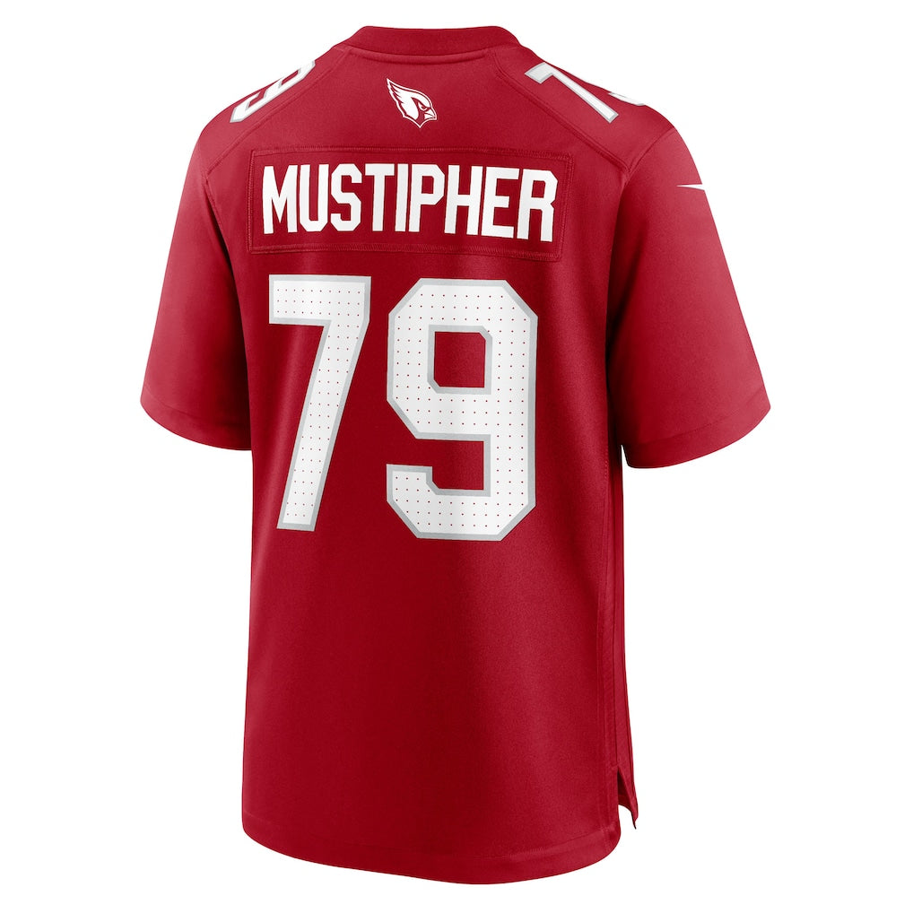 tores A.Cardinals #79 PJ Mustipher Cardinal Team Game Jersey
