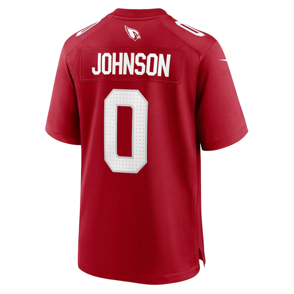 tores A.Cardinals #0 Will Johnson Cardinal Team Game Jersey