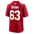 tores A.Cardinals #63 Evan Brown Cardinal Team Game Jersey